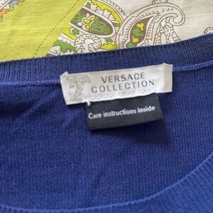 Versace Collection Blue Sweater